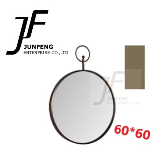 白鐵掛環鏡(玫瑰金)-60cm  |商品介紹|浴櫃系列|鏡櫃 / 明鏡系列|明鏡