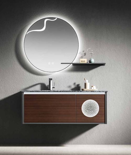 120CM-不鏽鋼浴櫃/LED鏡/不含龍頭產品圖