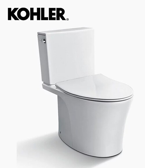 KOHLER-Veil五級旋風分離馬桶(附超薄緩降蓋)  |商品介紹|KOHLER系列|馬桶|水箱馬桶
