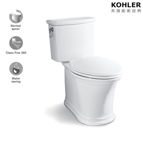 KOHLER-HARKEN水旋風分離馬桶(附馬桶蓋)產品圖