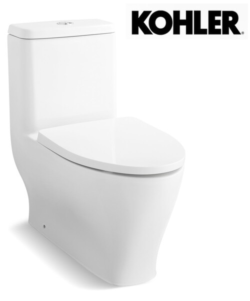 KOHLER-Family Care水漩風單體馬桶(附緩降蓋及潔錠盒)產品圖