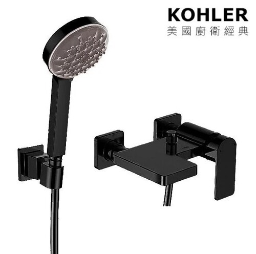 KOHLER-PARALLEL浴缸淋浴龍頭(霧黑)產品圖