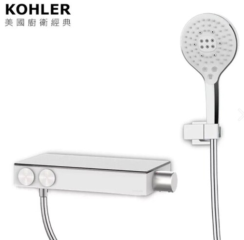 KOHLER-URBANITY恆溫浴缸淋浴龍頭(鉻色)產品圖