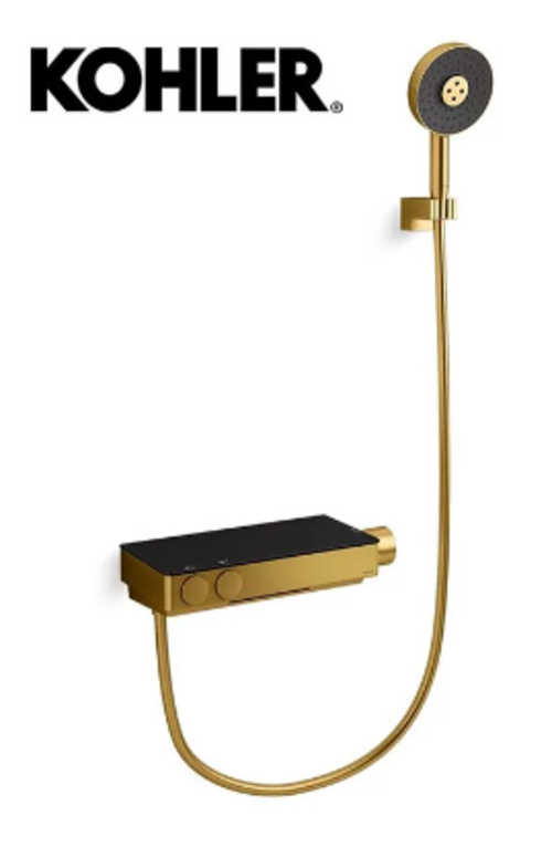 KOHLER × ANTHEM 恆溫浴缸淋浴龍頭(摩登金)  |商品介紹|KOHLER系列|龍頭|沐浴龍頭