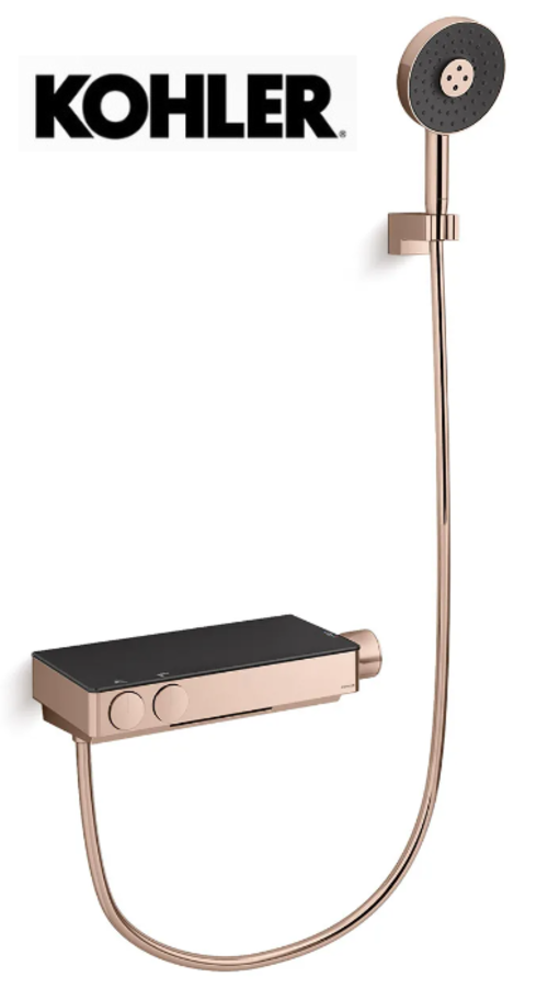 KOHLER × ANTHEM 恆溫浴缸淋浴龍頭(玫瑰金)  |商品介紹|KOHLER系列|龍頭|沐浴龍頭
