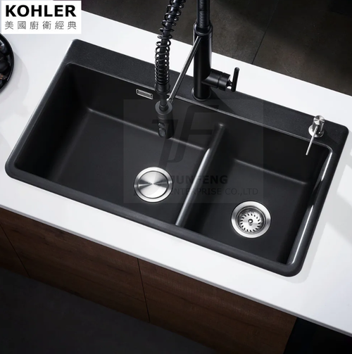 KOHLER x KOHLER x Cairn Neoroc花崗岩雙槽(84cm)  |商品介紹|KOHLER系列|廚房龍頭&水槽