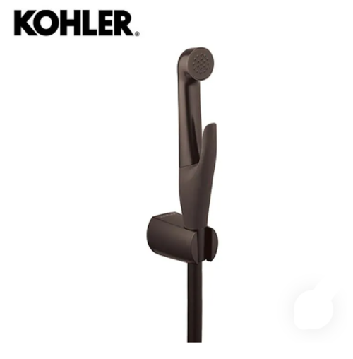 KOHLER-LUXE沖洗器 (含軟管，含掛座)-原質黑產品圖