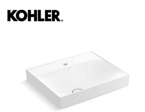 KOHLER-Forefront Brink獨立盆(白)(含龍頭孔)  |商品介紹|KOHLER系列|臉盆