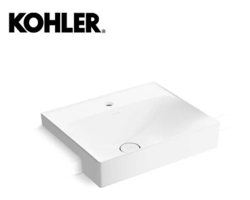 KOHLER-Forefront Brink半崁盆(白) (含龍頭孔)  |商品介紹|KOHLER系列|臉盆