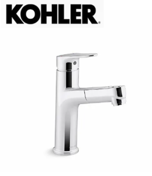 KOHLER-ACCLIV單槍面盆伸縮龍頭(鉻色)  |商品介紹|KOHLER系列|龍頭|臉盆龍頭