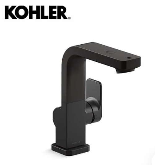 KOHLER-Parallel Grooming 檯面單槍可調節式龍頭(霧黑)產品圖