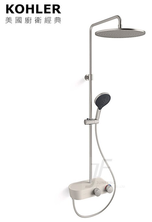 KOHLER-Fluence三出定溫淋浴柱(羅曼銀  |商品介紹|KOHLER系列|龍頭|花灑