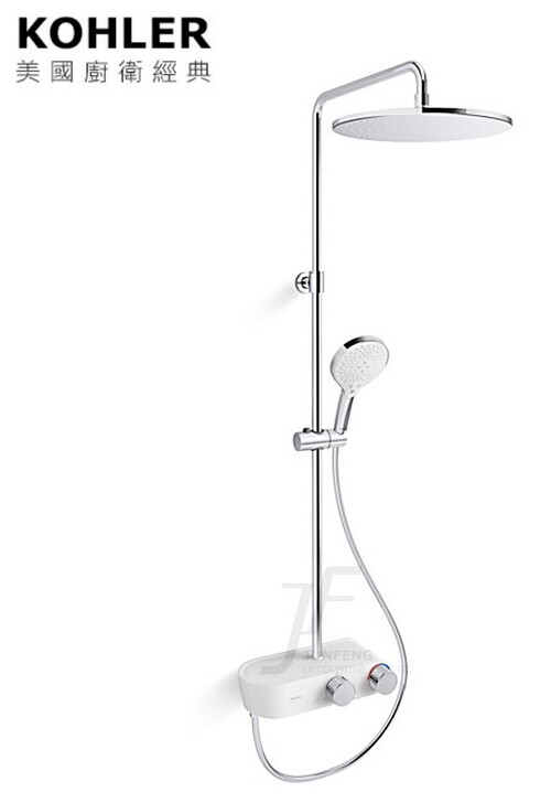 KOHLER-Fluence三出定溫淋浴柱(鉻色)  |商品介紹|KOHLER系列|龍頭|花灑