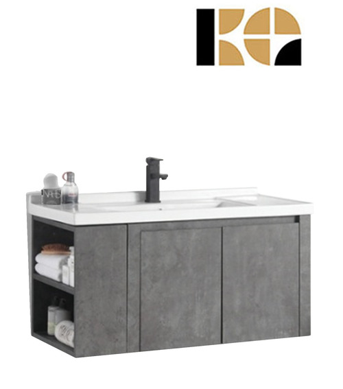 KQ(100cm)發泡板浴櫃(左)  |商品介紹|浴櫃系列|發泡浴櫃|100cm