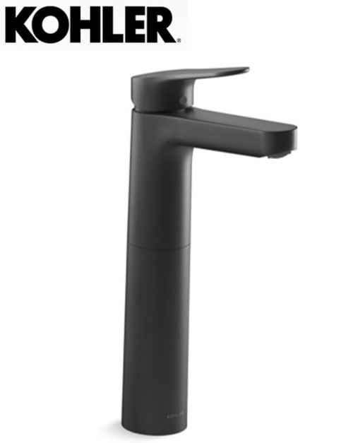 KOHLER-ACCLIV單槍加高型臉盆龍頭(霧黑)  |商品介紹|KOHLER系列|龍頭|臉盆龍頭