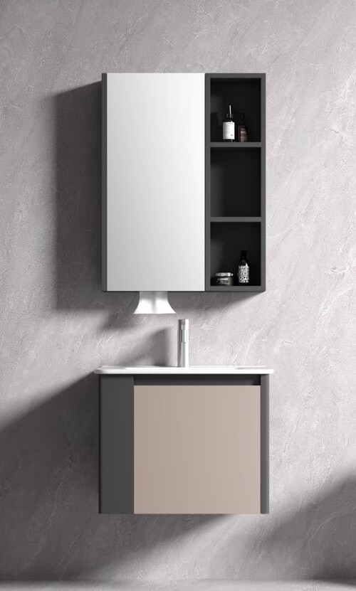 60CM-不鏽鋼鏡櫃/不鏽鋼浴櫃/不含龍頭